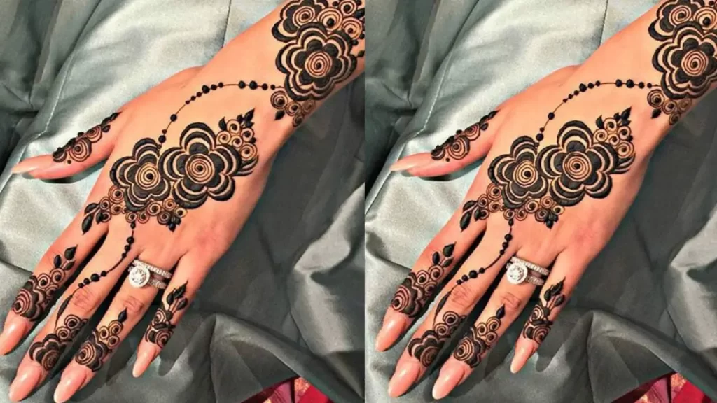 Arabian With The Twist Mehndi Design