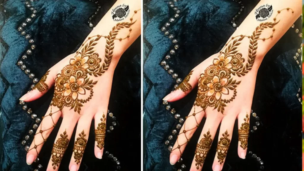 Bell and Leaf's Latest Arabic Mehndi Design