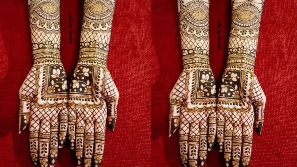 Bespoke simplicity mehndi design