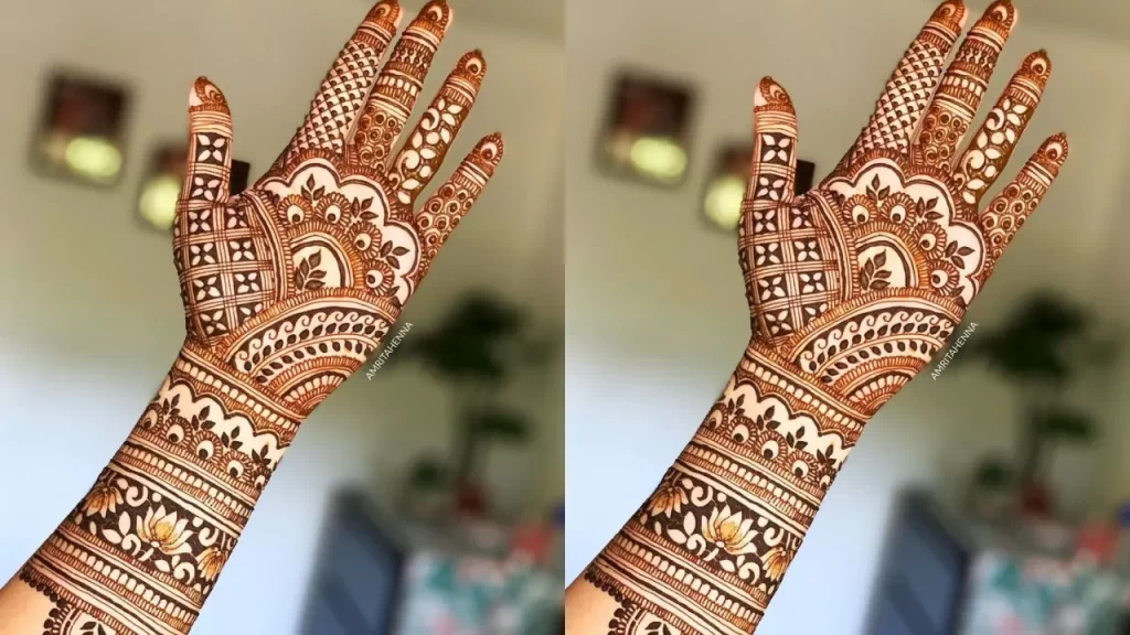 Bharwa Mehndi Design