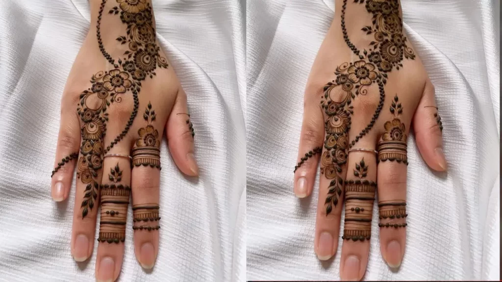 Dainty Mehndi Design