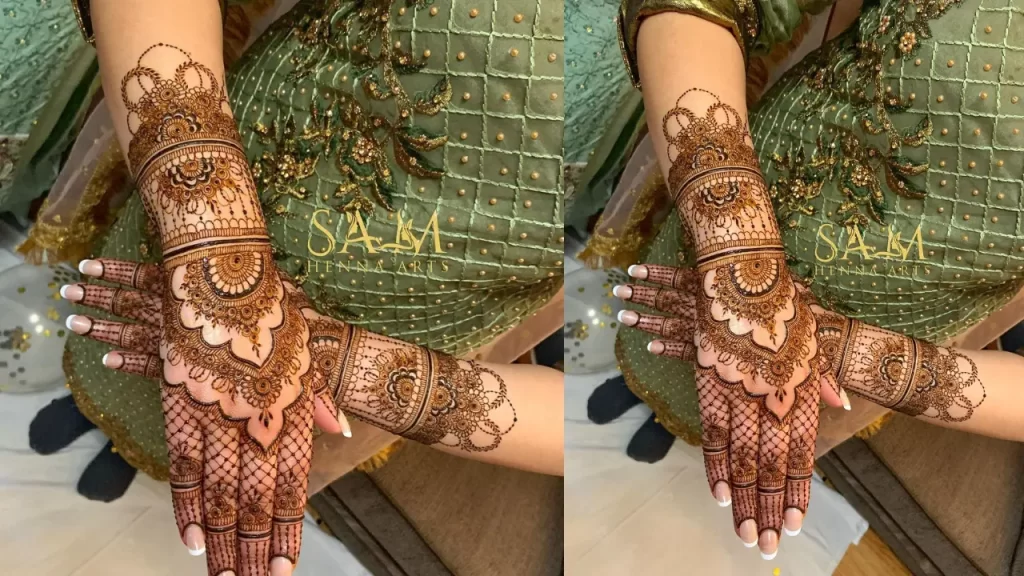 Dome shaped Mehndi Design