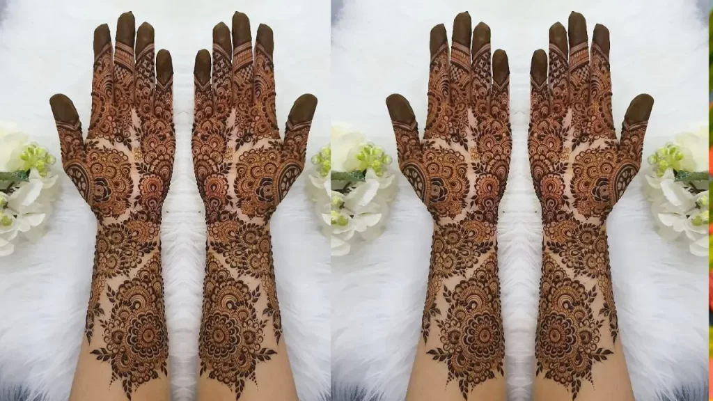 Elegant Flowery Arabic Mehndi