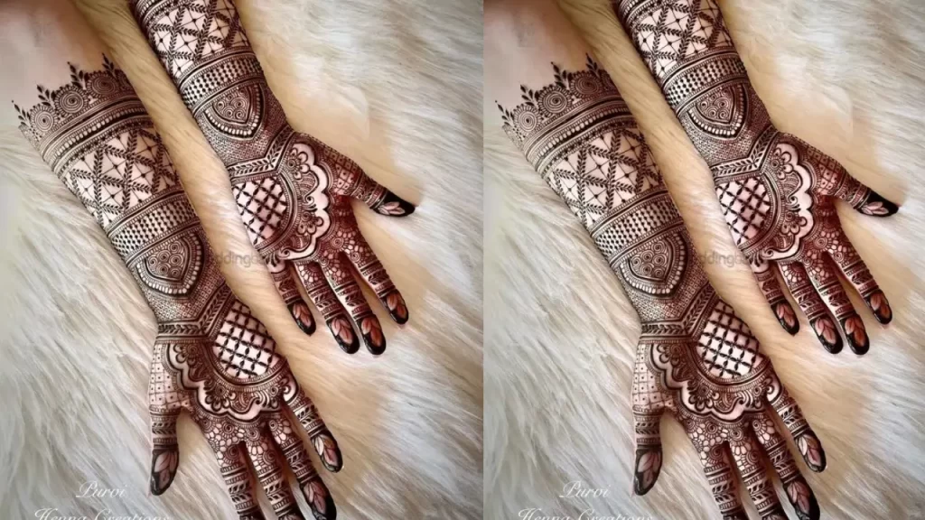 Free Flow Mehndi Design