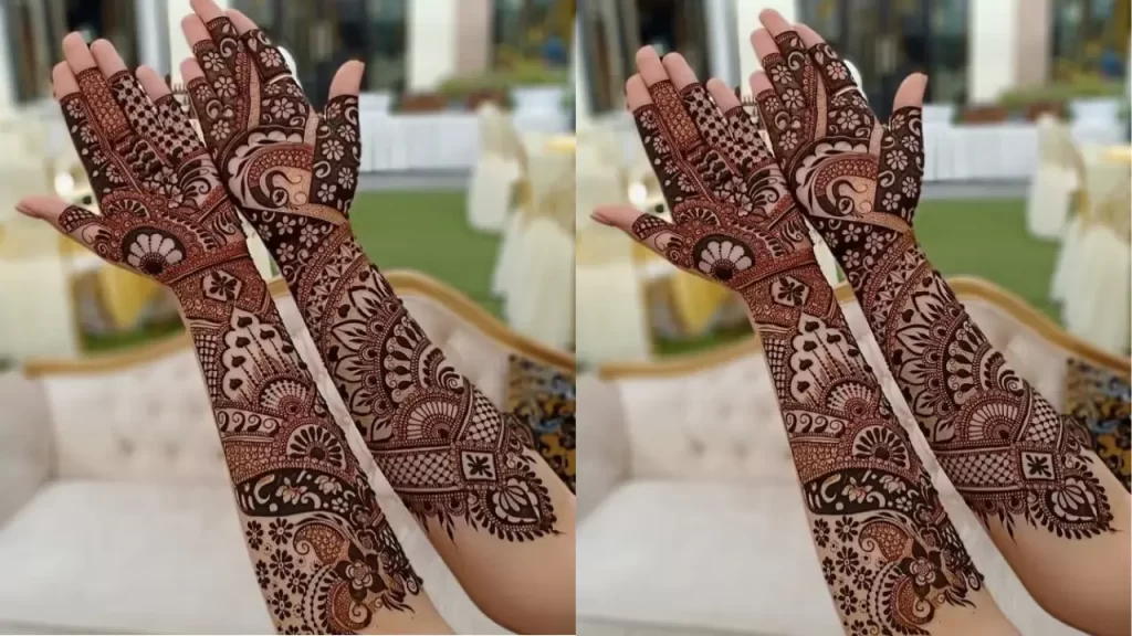 Hearty Tale Mehndi Design