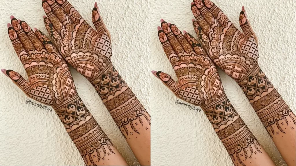 Intricate Full Hand Mehndi Design