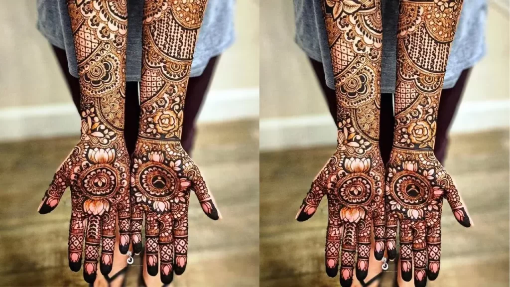 Lush Bloom Mehndi Design