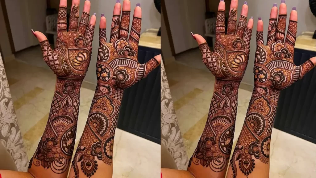 Mixed Platter Mehndi Design