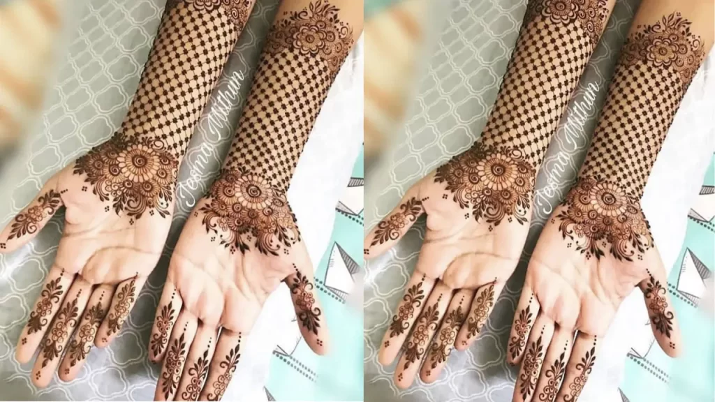 Off Beat Bridal Mehndi Design