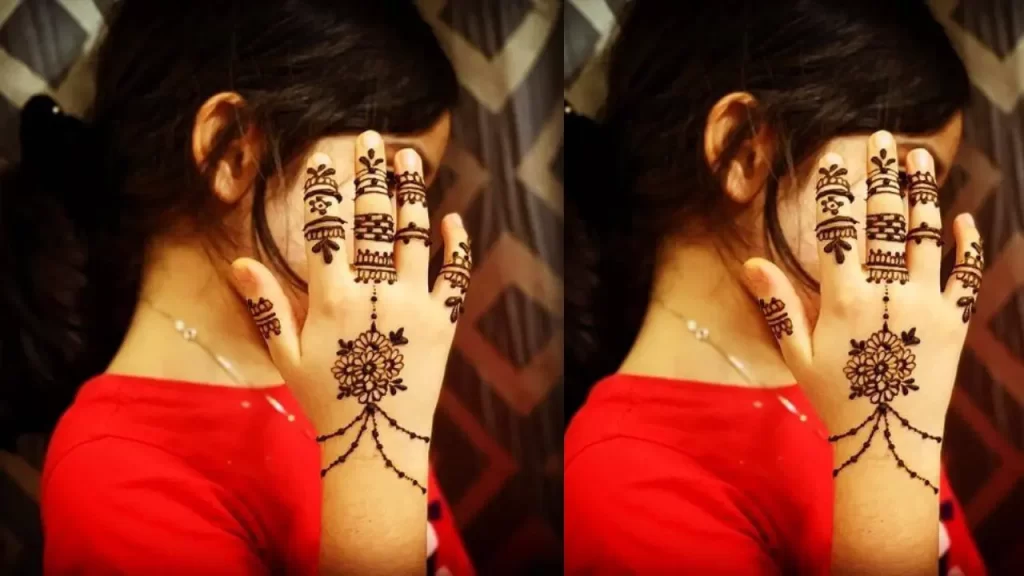 Playful Mehndi Design