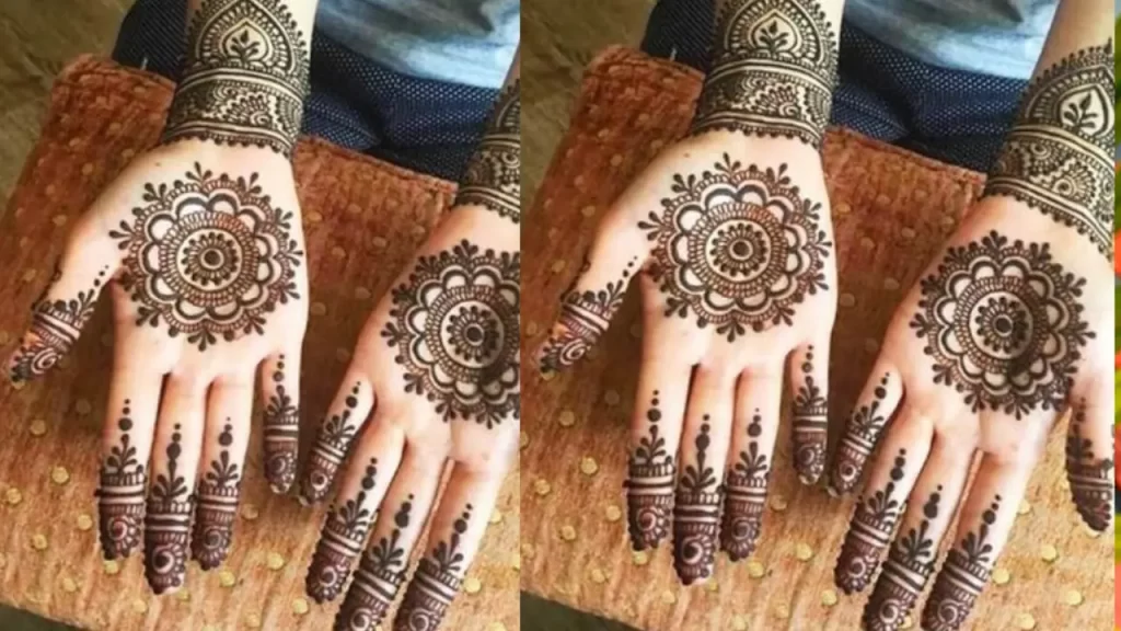 Rangoli Easy Arabic Mehndi Design