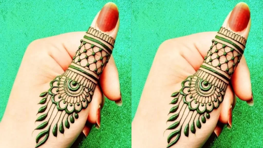 Thumb Finger Mehndi Design