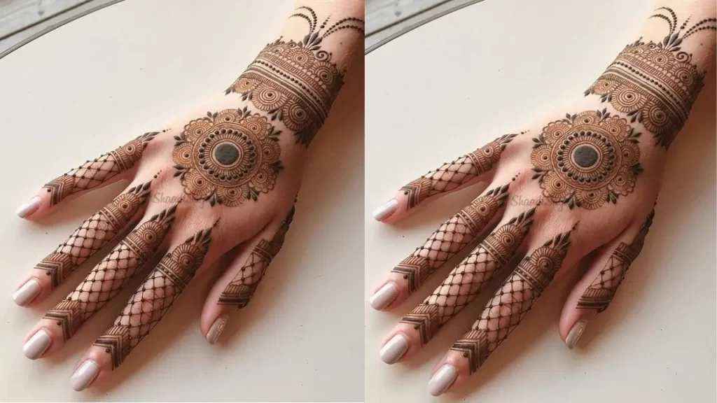 Traditional Floral Mehndi Design