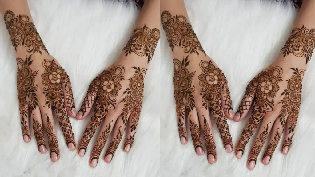 Uniquely pattern mehndi design