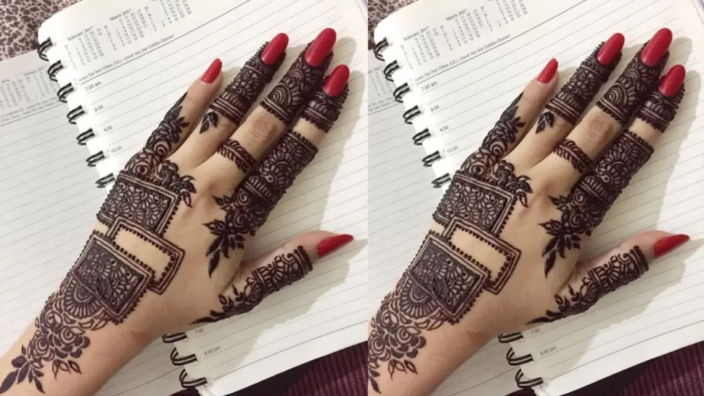 Winsome art mehndi design