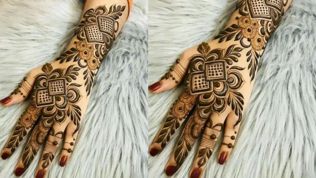 Khafif Mehndi Design