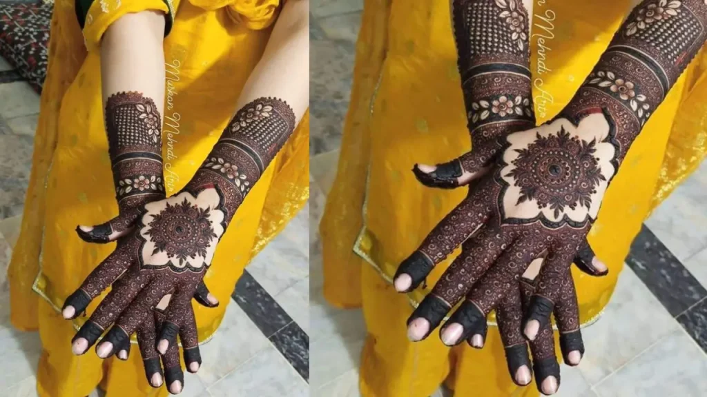 Khafif Mehndi Design