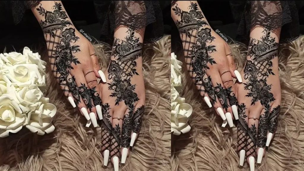 Beautiful khafif Mehndi Designs Front Hand