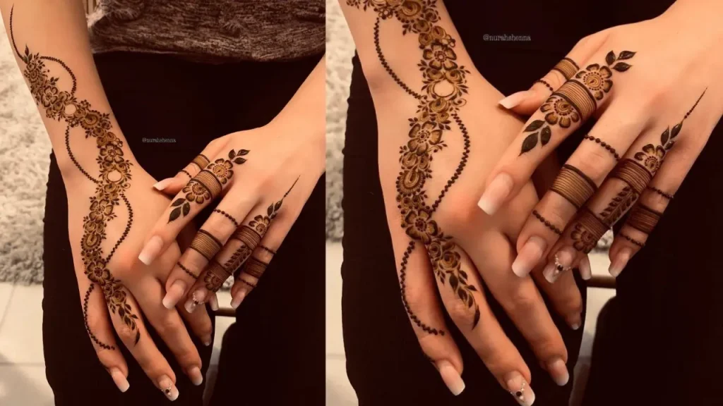 Khafif Mehndi Design