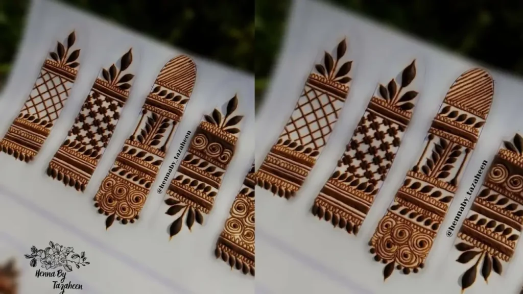 Khafif Finger Patch mehndi