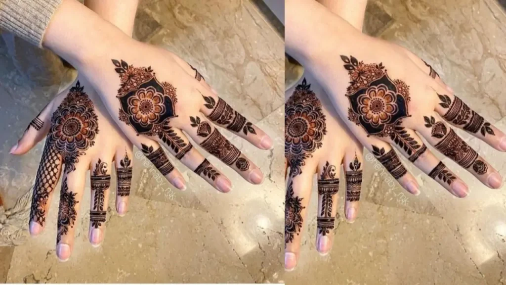 Khafif Mehndi Design