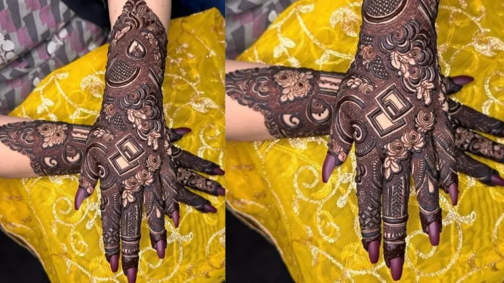 Khafif Mehndi Design