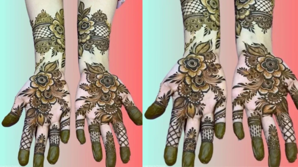 Khafif Mehndi Design