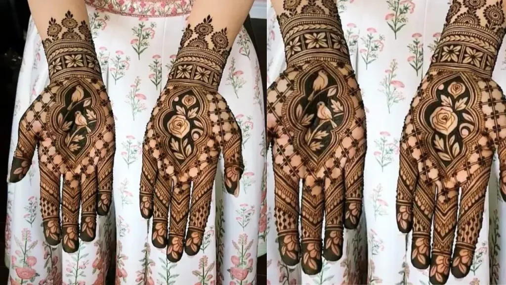 Latest Lotus Mandala Mehndi