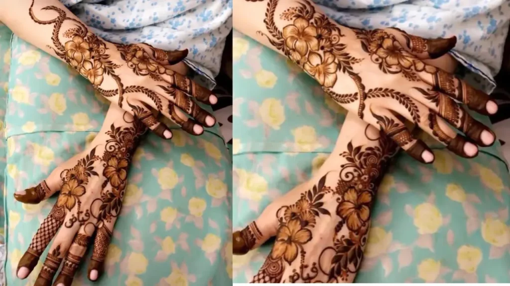 Jasmine Mehndi Design 