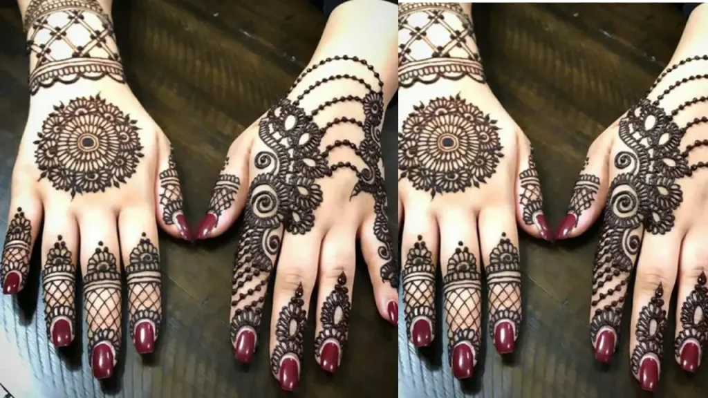 Chain Mehndi Design 