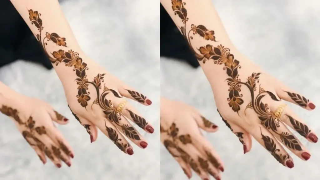 Floral Symbolism Mehndi