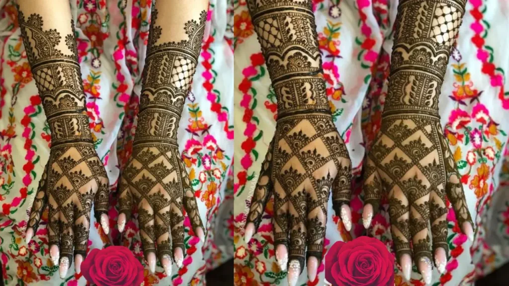 Latest Flower Mehndi Design 