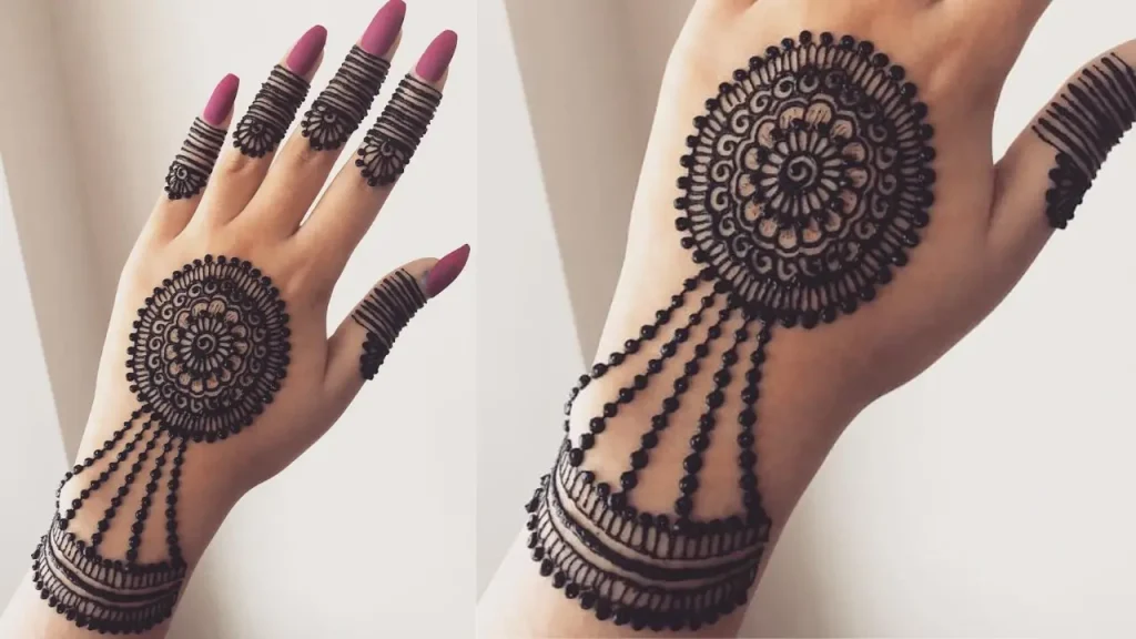 Bracelet mehndi design khafif