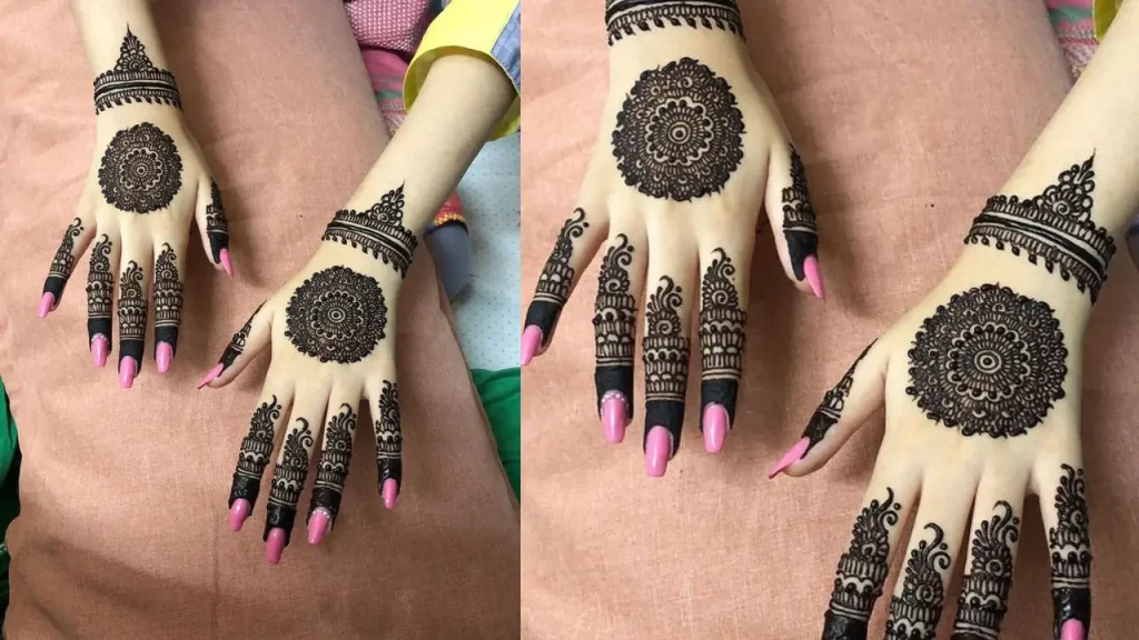 Rose Flower Mehndi Design For Back and Front Hand {Wow Rose Mehndi}