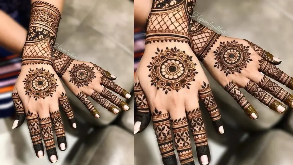 Sunflower Mehndi Design 2024