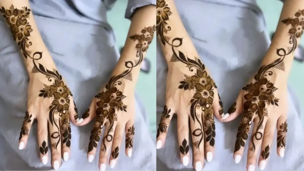 Floral Mehndi Designs 