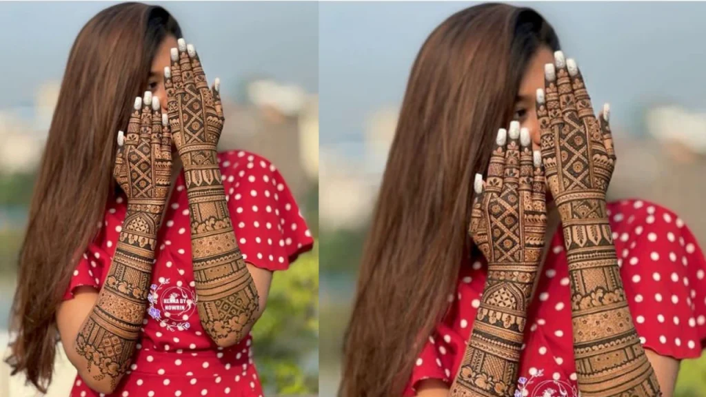 Khafif Mehndi Design