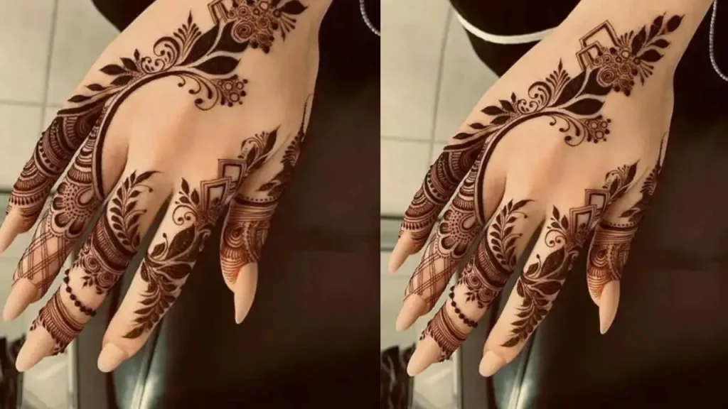 Arabic Finger Mehndi Designs