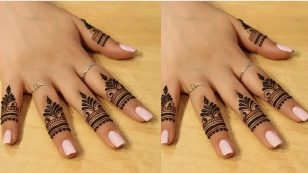 Back Hand Finger Mehndi Designs