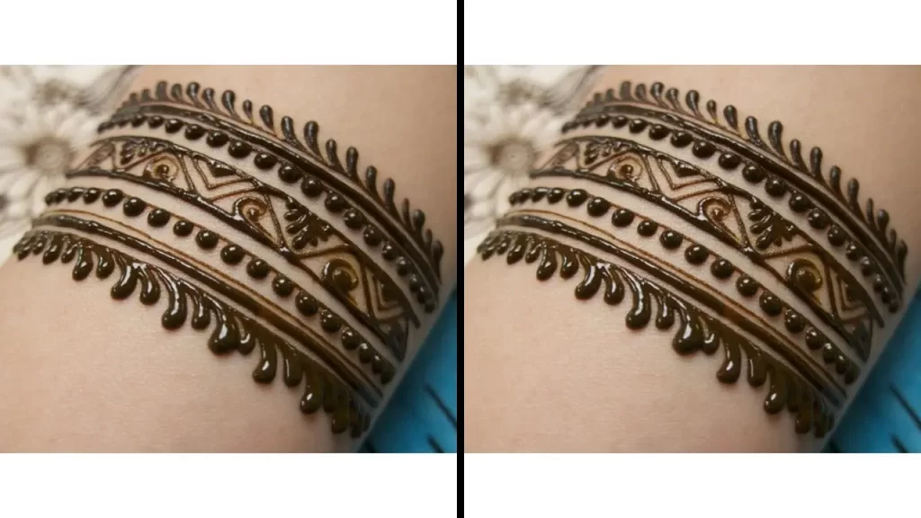 Band Style Mehndi Design