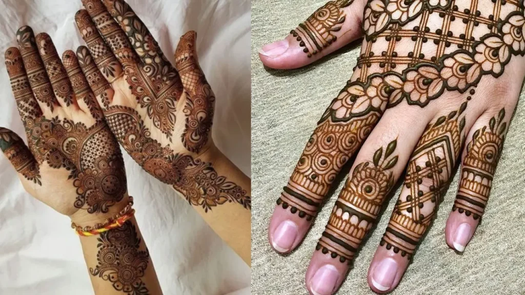 Circle Floral Back-hand Mehndi