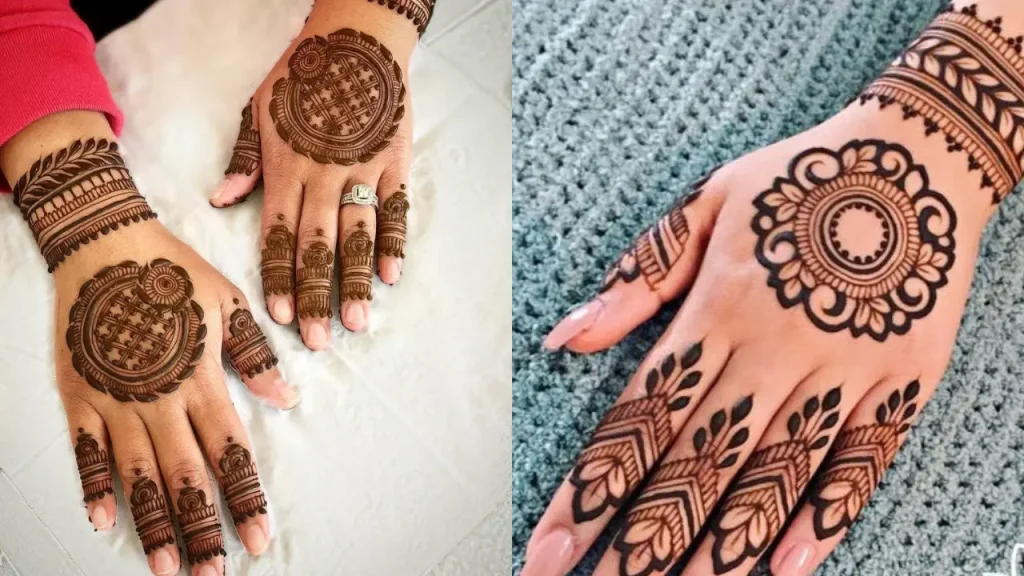 Circle Mandala Mehndi Design 