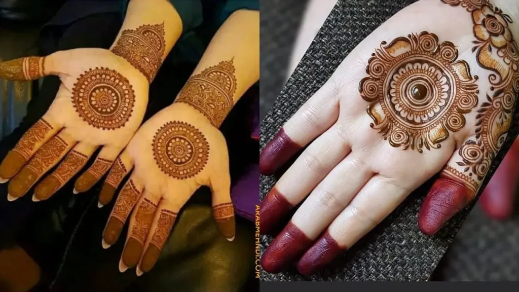 Circle Mandala Mehndi Design 