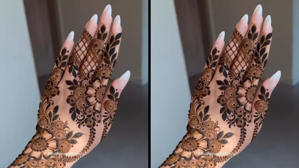 Delicate Mehndi Design