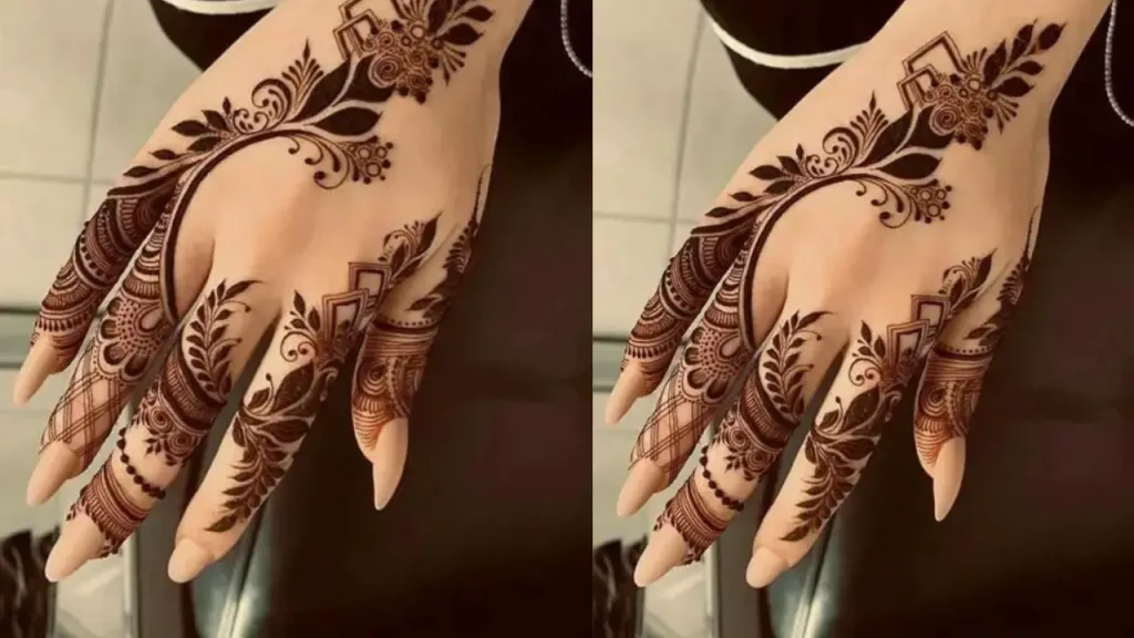 Easy Finger Mehndi Designs