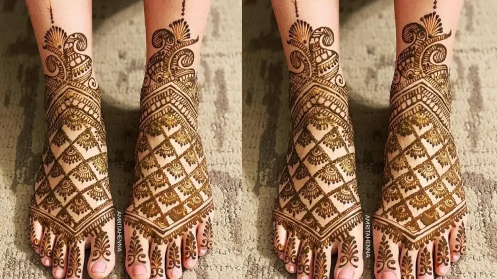 Full Leg Dulhan Mehndi