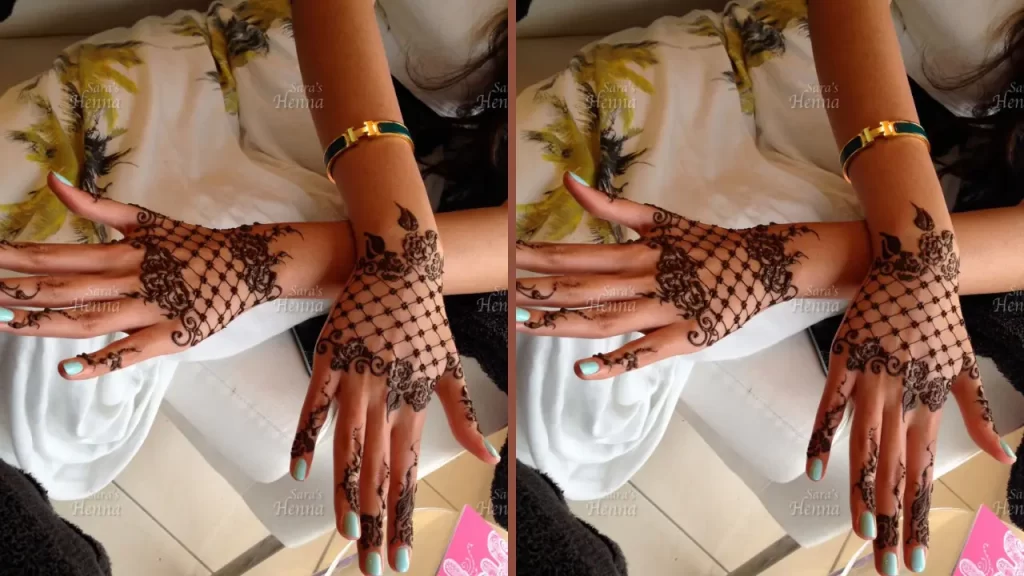 Gloves Mehndi Design