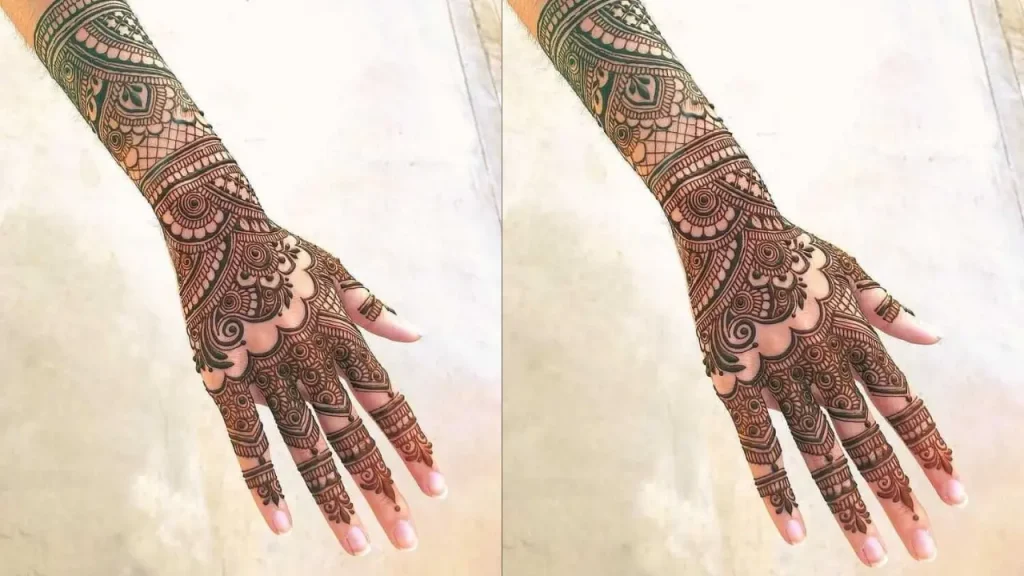 Gorgeous Back Hand Mehndi Design