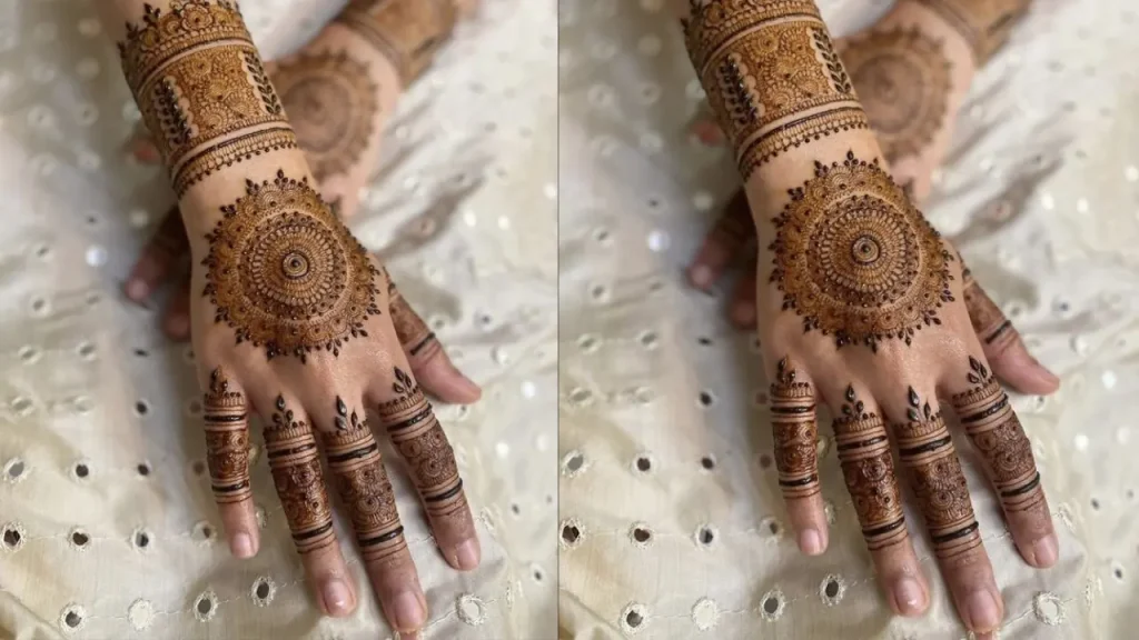 Gorgeous Back Hand Mehndi Design