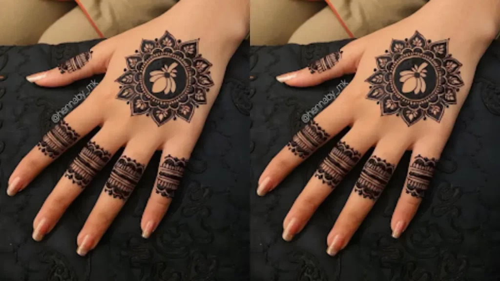 Intricate Mandala Pattern Mehndi Design